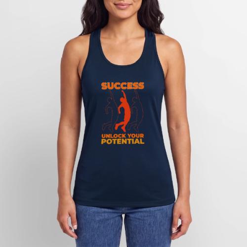 Unlock Success - Women’s Performance Racerback Tank Top