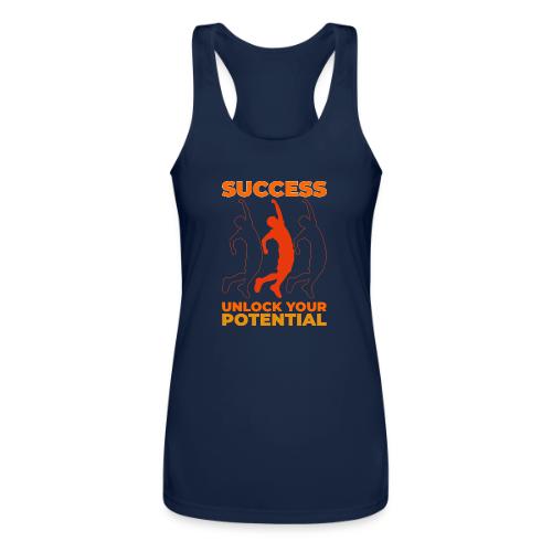 Unlock Success - Women’s Performance Racerback Tank Top