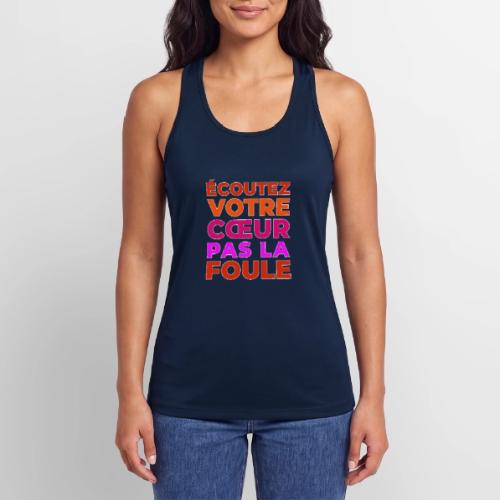 Heart first - Women’s Performance Racerback Tank Top