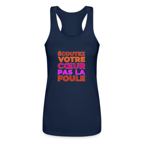 Heart first - Women’s Performance Racerback Tank Top
