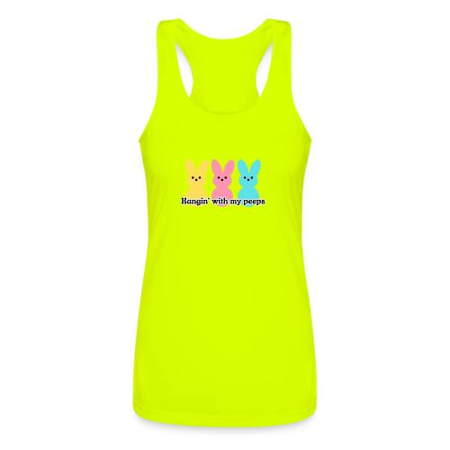 Hangin' with my peeps - Women’s Performance Racerback Tank Top