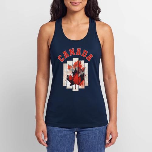 Heart of Canada Art - Women’s Performance Racerback Tank Top