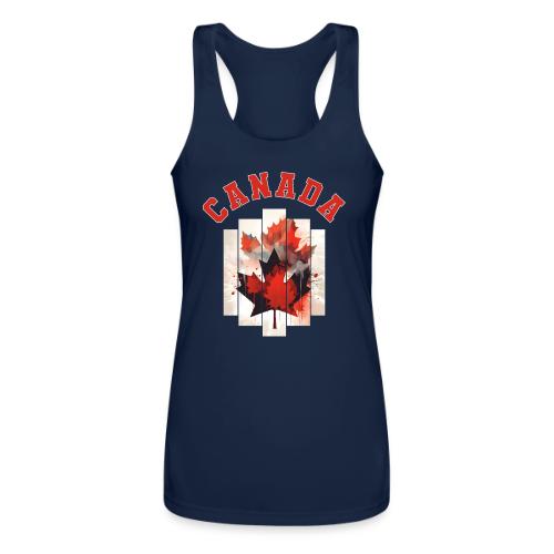 Heart of Canada Art - Women’s Performance Racerback Tank Top