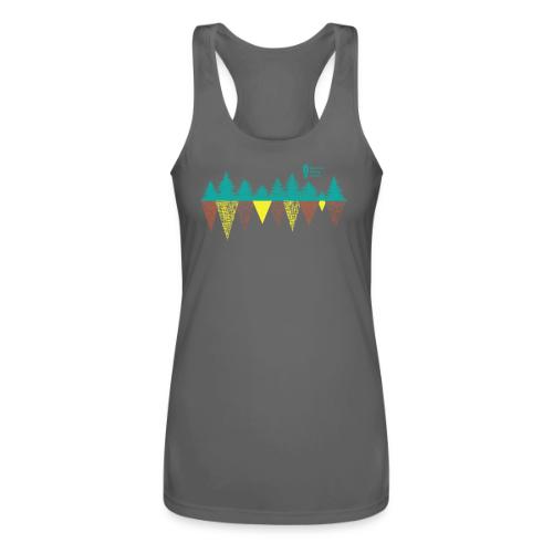 Treeline Geometry - Women’s Performance Racerback Tank Top