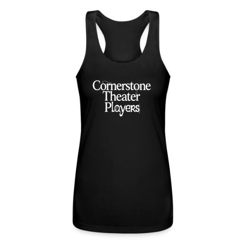 Cornerstone Theater Players (Light) - Women’s Performance Racerback Tank Top