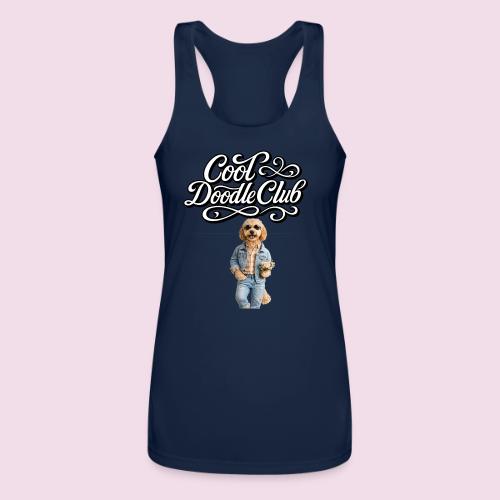 Cool Doodle Club | Goldendoodle Lover Design - Women’s Performance Racerback Tank Top