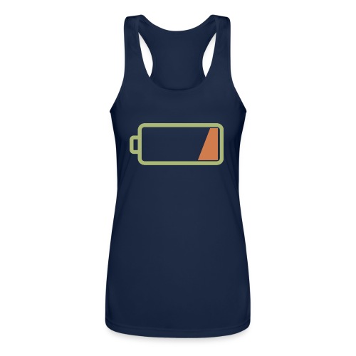 Silicon Valley - Low Battery - Women’s Performance Racerback Tank Top