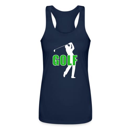 Golf: Classic Golf Motion - Women’s Performance Racerback Tank Top