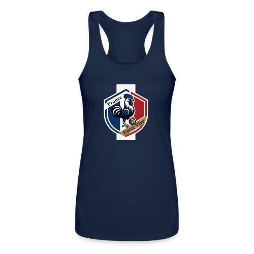 France Rooster T-Shirt, Bleu-Blanc-Rouge gift - Women’s Performance Racerback Tank Top