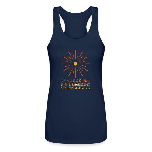 Speed of light - Women’s Performance Racerback Tank Top
