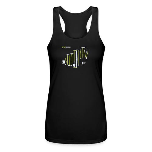 Get Out. Give Back. Trail Tool Arrangement - Women’s Performance Racerback Tank Top