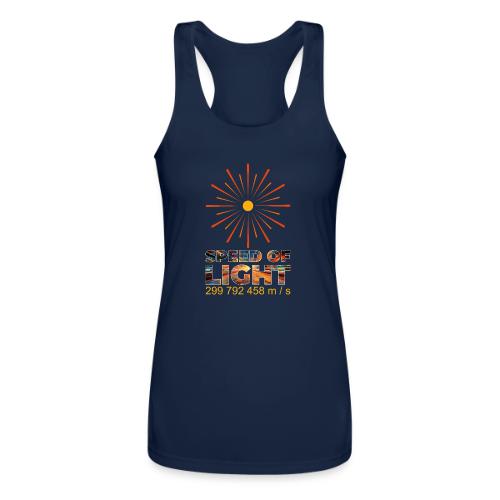 Speed of light - Women’s Performance Racerback Tank Top