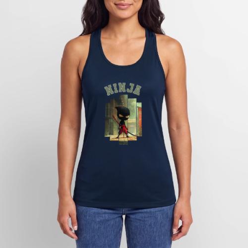 Cute Ninja Attack - Women’s Performance Racerback Tank Top