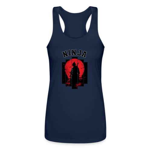 Ninja in the Shadows - Women’s Performance Racerback Tank Top