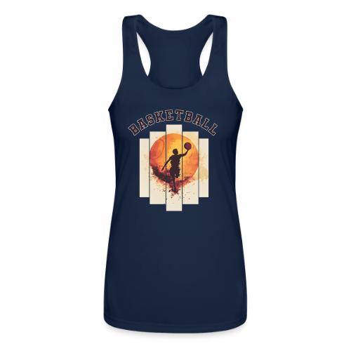 Basketball again and again - Women’s Performance Racerback Tank Top