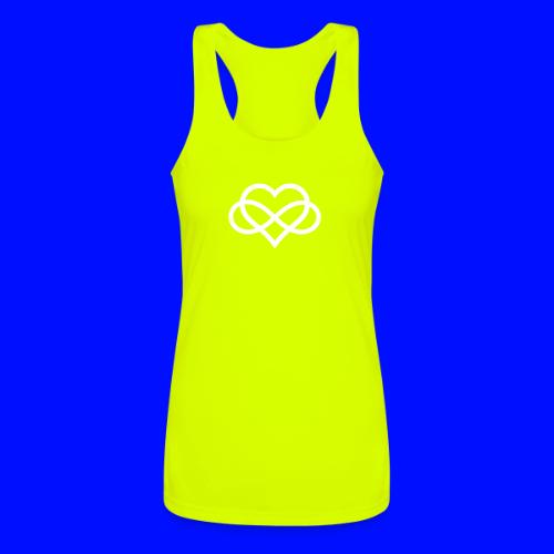Infinity-Heart (white) - Women’s Performance Racerback Tank Top
