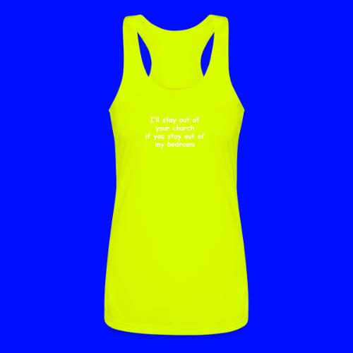 Church - Bedroom - Women’s Performance Racerback Tank Top