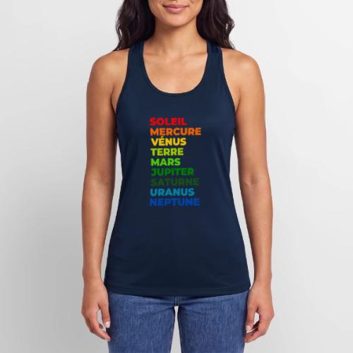 Solar System in Color - Women’s Performance Racerback Tank Top