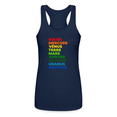 Solar System in Color - Women’s Performance Racerback Tank Top