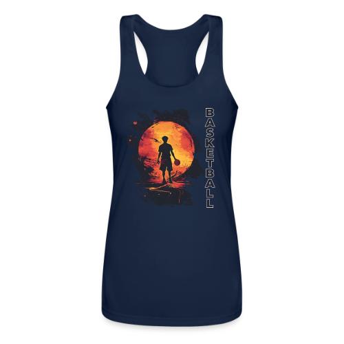 Basketball Blaze - Women’s Performance Racerback Tank Top