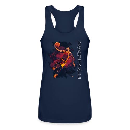 Basketball Charge - Women’s Performance Racerback Tank Top
