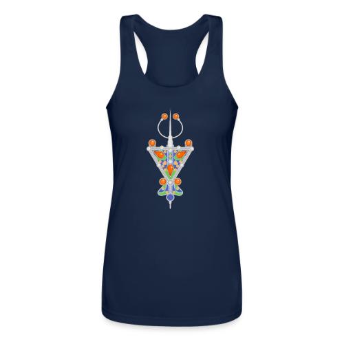 Amazigh: Tazerzit Heritage - Women’s Performance Racerback Tank Top