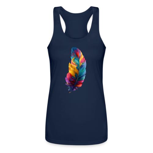 Spectrum Feather Flow - Women’s Performance Racerback Tank Top
