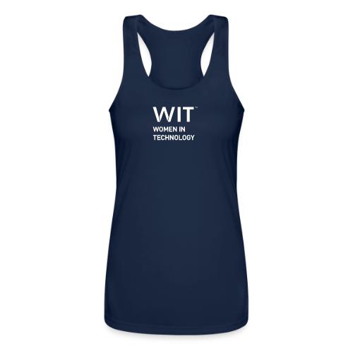 WIT Main Logo - Women’s Performance Racerback Tank Top