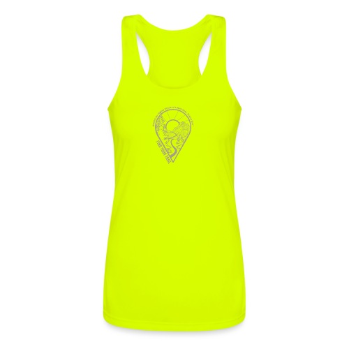 Find Your Trail Location Pin: National Trails Day - Women’s Performance Racerback Tank Top