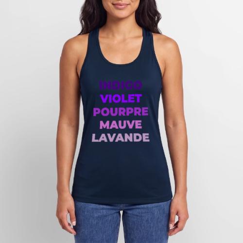 Shades of purple - Women’s Performance Racerback Tank Top