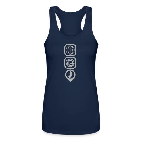 Elizabeth It All Starts Here - Line It Up 02 - Women’s Performance Racerback Tank Top