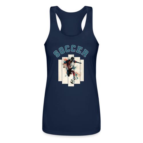 Soccer Vibes - Women’s Performance Racerback Tank Top