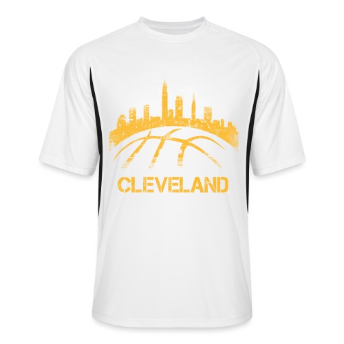 Cleveland Basketball Skyline - Men’s Cooling Performance Color Blocked Jersey