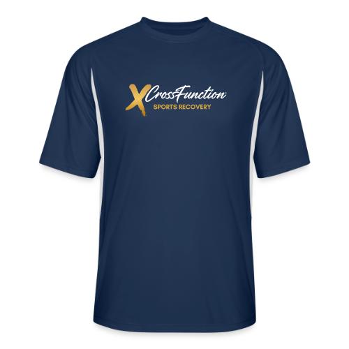 XF Sports Recovery Logo- White (Front Only) - Men’s Cooling Performance Color Blocked Jersey