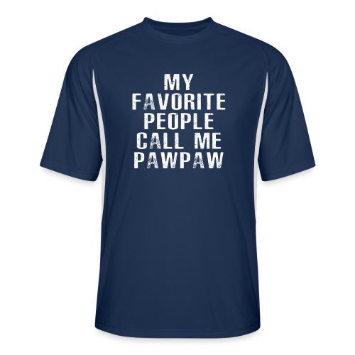 My Favorite People Called me PawPaw - Men’s Cooling Performance Color Blocked Jersey