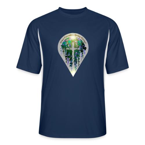 Easter Grace Cascades Vine T Shirt, Renewal Gift - Men’s Cooling Performance Color Blocked Jersey