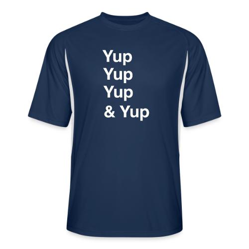 Yup, Yup, Yup & Yup - Men’s Cooling Performance Color Blocked Jersey