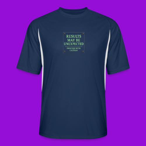 Results May Be Unexpected - Neon Green - Men’s Cooling Performance Color Blocked Jersey