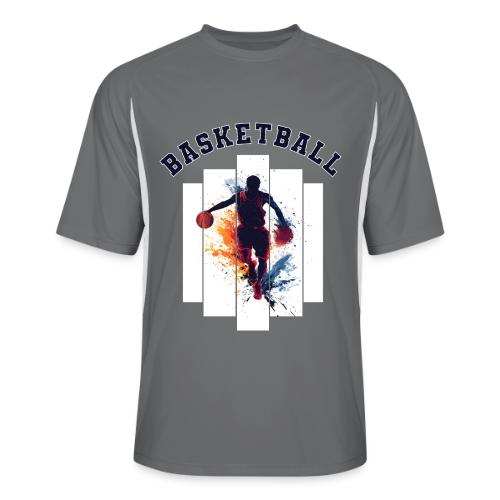 Basketball Never Stops - Men’s Cooling Performance Color Blocked Jersey