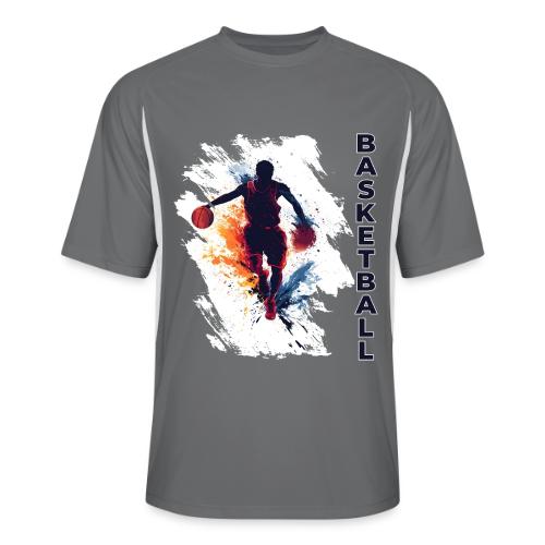 Basketball Hustle - Men’s Cooling Performance Color Blocked Jersey