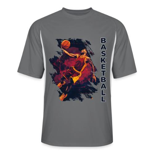 Basketball Charge - Men’s Cooling Performance Color Blocked Jersey