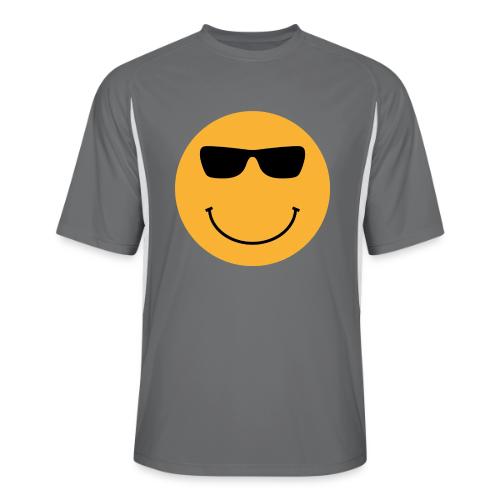 Orange Face with Sunglasses - Men’s Cooling Performance Color Blocked Jersey