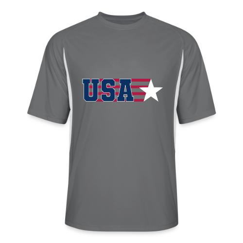 Star Stripe USA - Men’s Cooling Performance Color Blocked Jersey