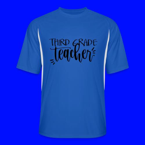 Third Grade Teacher T-Shirts - Men’s Cooling Performance Color Blocked Jersey