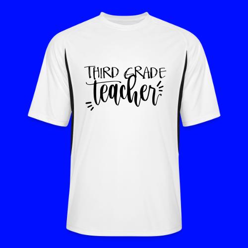 Third Grade Teacher T-Shirts - Men’s Cooling Performance Color Blocked Jersey