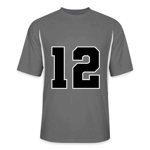Varsity Number 12 Sports Design - Men’s Cooling Performance Color Blocked Jersey