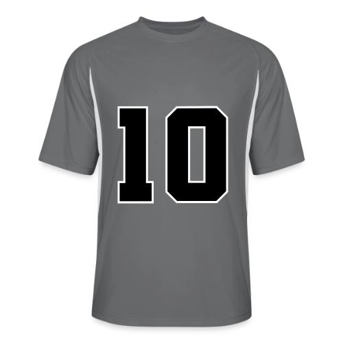 Varsity Number 10 Athletic Design - Men’s Cooling Performance Color Blocked Jersey
