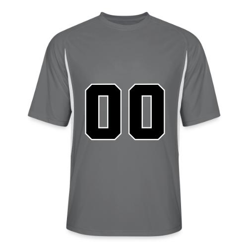 Varsity 00 Athletic Number Design - Men’s Cooling Performance Color Blocked Jersey