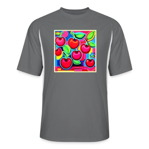 Pop Art Cherry Burst - Men’s Cooling Performance Color Blocked Jersey