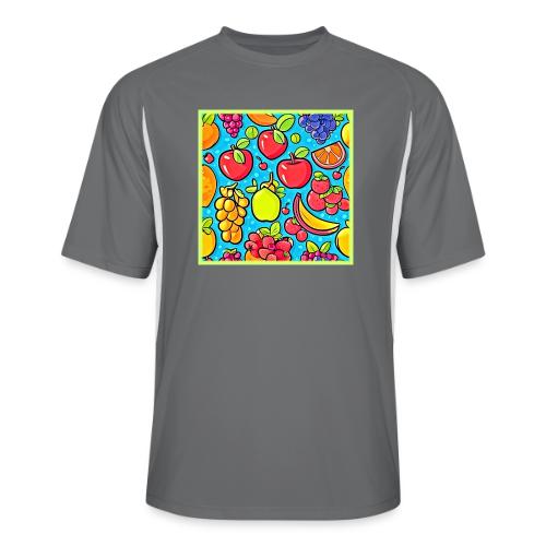 Fruitful Pattern Design - Men’s Cooling Performance Color Blocked Jersey